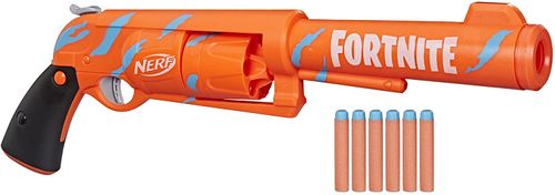 Lanca Dardos Nerf Fortnite 6-SH, Envelopamento Camo Pulse e Tambor Giratorio - F2684 HASBRO