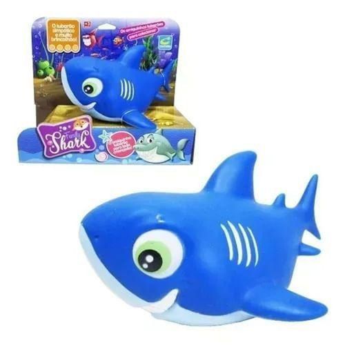 Boneco de vinil - Family Shark - Azul COMETA