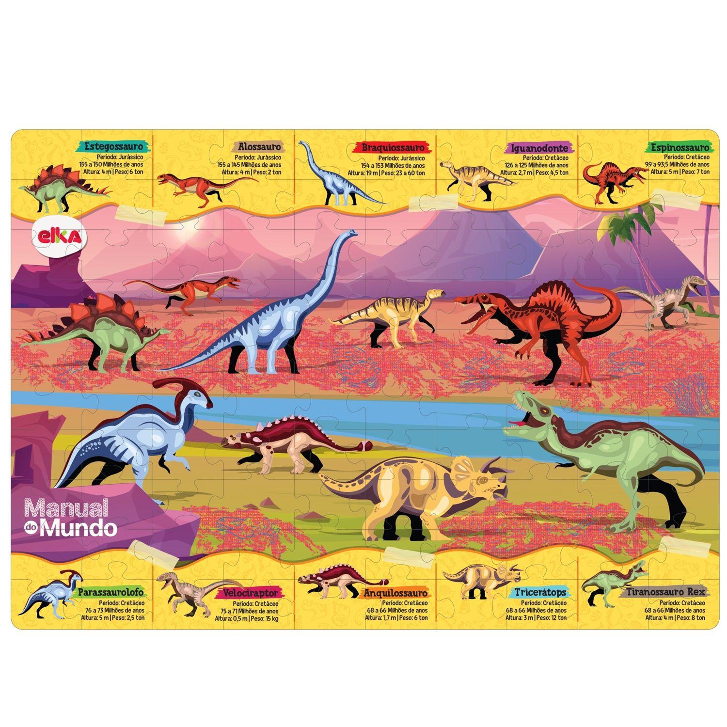Quebra-cabeças de Dinossauros Online em COQUINHOS