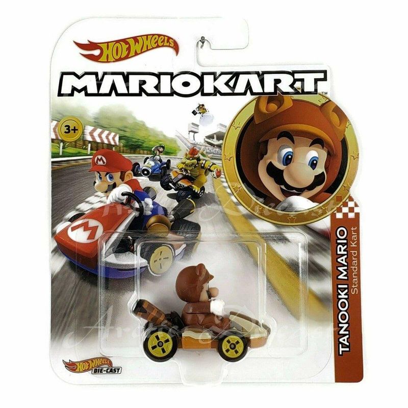 Hot Wheels - Mini Carrinhos Mario Kart Escala: 1:64 - GBG25