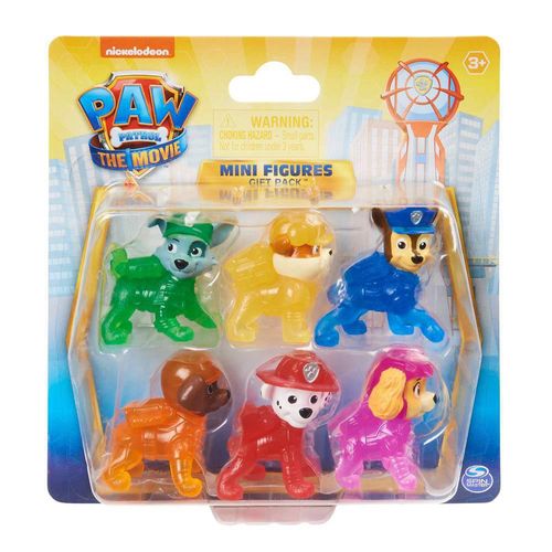 Patrulha Canina - Pack Com 6 Mini Figuras - Paw Patrol Movie SUNNY