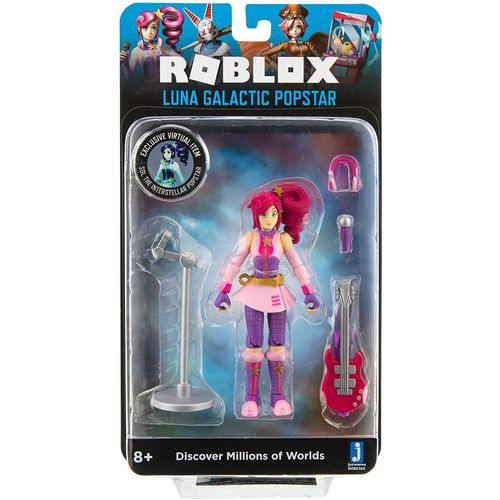 Boneca Articulada Luna Galctic Popstar + Codigo Virtual - Roblox - 2222 SUNNY BRINQUEDOS