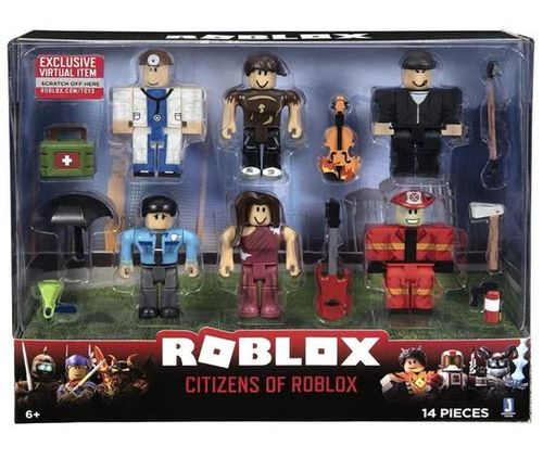 Roblox Pack De Figuras Mestres De Roblox - Citizens of roblox - 2224 SUNNY BRINQUEDOS