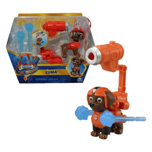 Figura Patrulha Canina Zuma e Lancador - 1909 SUNNY BRINQUEDOS
