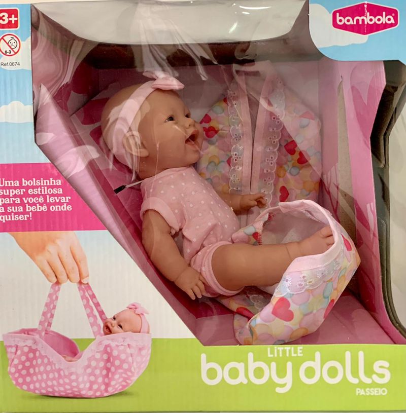 Boneca Little Baby Dolls Slepping Bag Bambola (710)