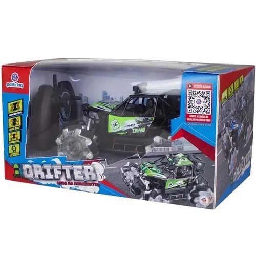 Carrinho de controle remoto drifter - Verde - CAR2254 POLIBRINQ