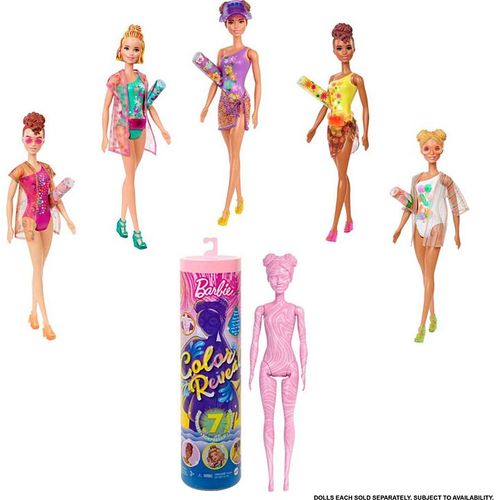 Boneca Barbie-Color Reveal-Areia e Sol MATTEL