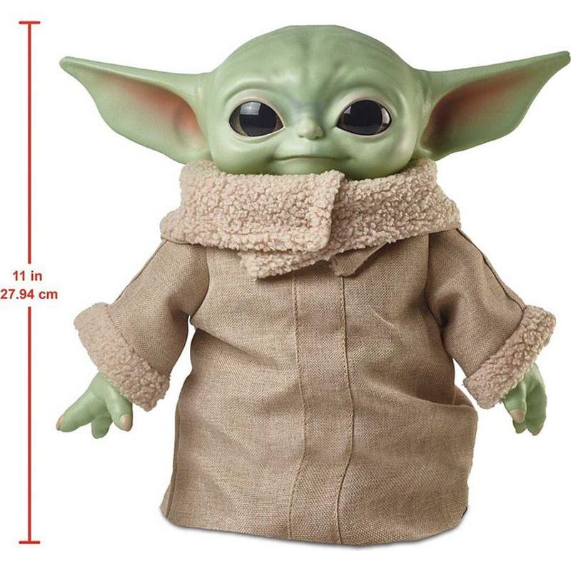 Pelúcia Star Wars Baby Yoda Reversível Dupla Face Mandalorian