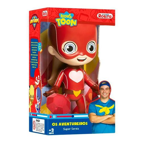 Boneco Luccas Toon - Os Aventureiros - Gi Neto - Super Sereia NOVABRINK