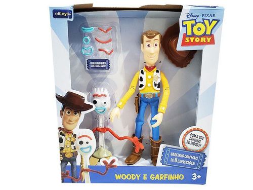 Bonecos Toy Story - Woody e Garfinho ETILUX