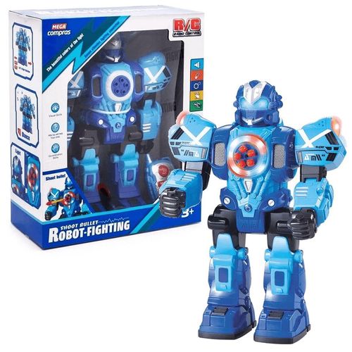 ROBO DE CONTROLE REMOTO - ROBOT FIGTHING - SHOOT BULLET POLIBRINQ