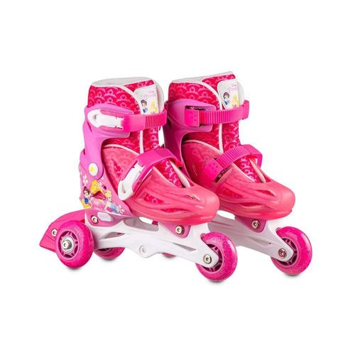Patins Inline 2 em 1 Princesas - Ajustavel - Tamanho 31-34 MULTIKIDS