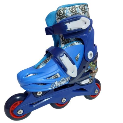 Patins Inline 2 em 1 Avengers - Ajustavel - Tamanho 31-34 MULTIKIDS