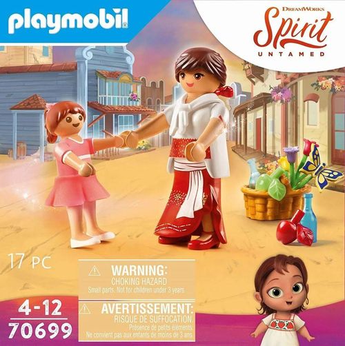 Playmobil - Spirit Untamed - Lucky Jovem e Mamae SUNNY