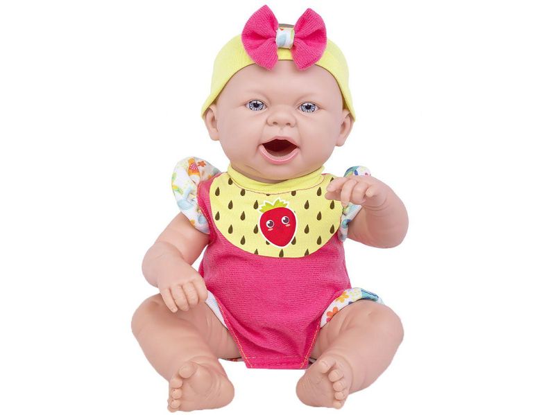 Brinquedo Boneca Pequena r Criança Menina Morena Giovana