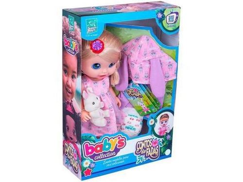 Boneca Babys Collection Contos de Fadas Loira SUPER TOYS