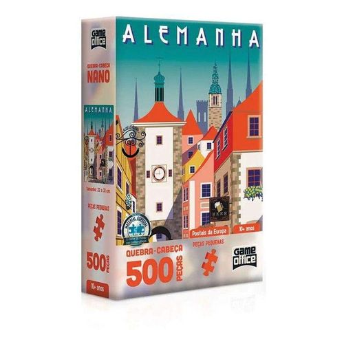 QC 500 Pecas Nano - Postais do Mundo - Alemanha-Rotemburgo - Game Office TOYSTER