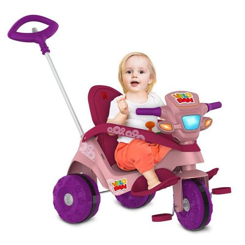 Veloban Bandeirante reclinavel - Rosa - 352 BANDEIRANTE