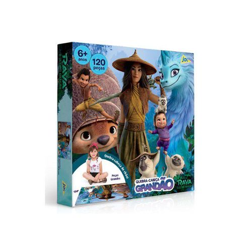 Quebra Cabeca - Grandao 120 Pecas - Raya e o Ultimo Dragao TOYSTER