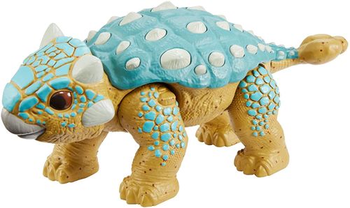 Figura Jurassic World - Dinossauro Basico - Conjunto de Ataque -  Ankylosaurus MATTEL