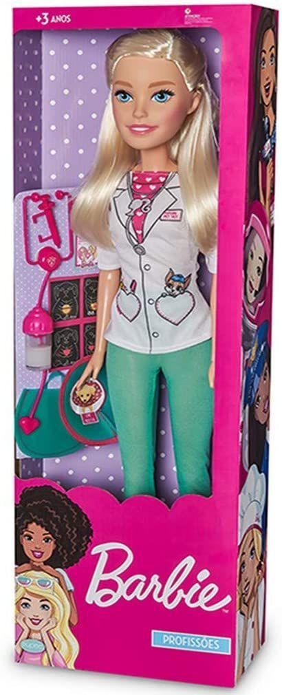 Boneca Grande - Barbie Profissoes - Veterinaria PUPEE BRINQUEDOS