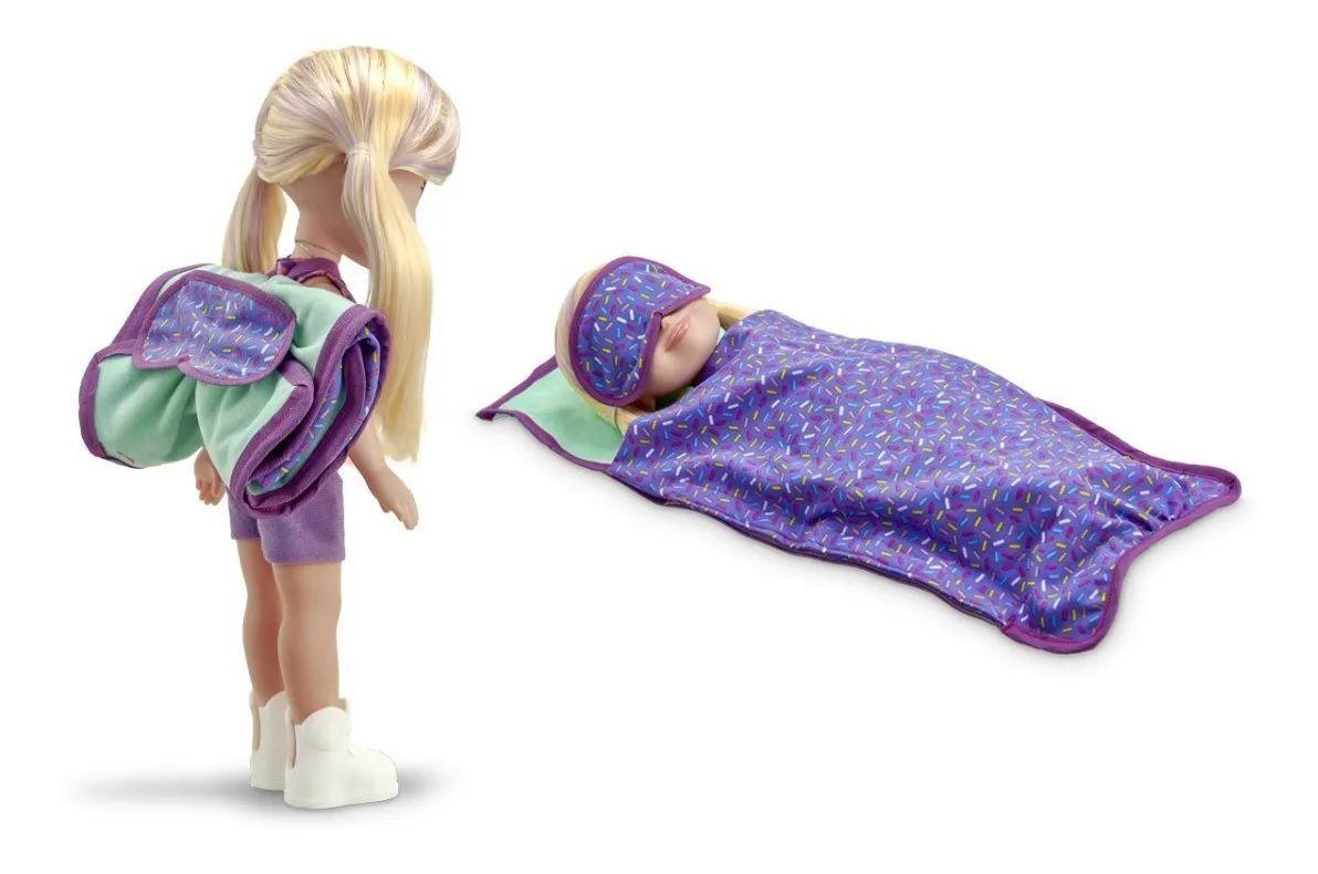 Boneca Polly Pocket Grande Camping/Surf Pupee - Up Brinquedos