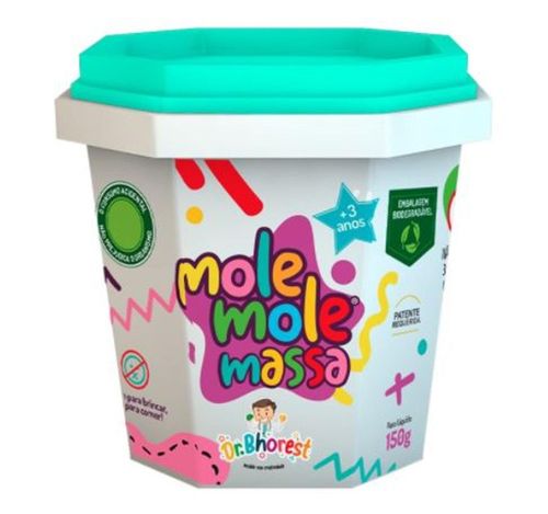 Mole Mole Massa Azul Turquesa Pote 150g DR BHOREST