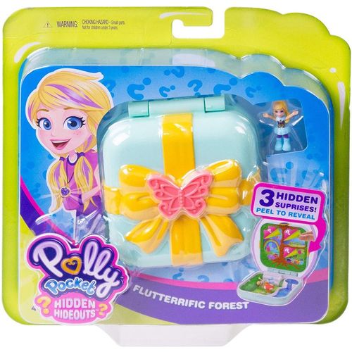 Brinquedo Polly Pocket Maleta Secreta Floresta Magica - MGDK76 MATTEL