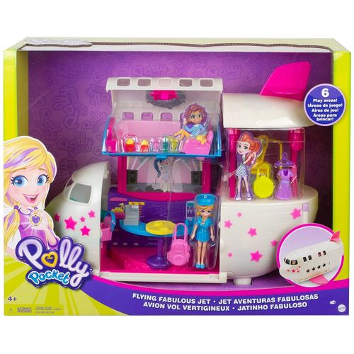 Aviao - Polly Pocket Jato Fabuloso Com Boneca - GKL62 MATTEL