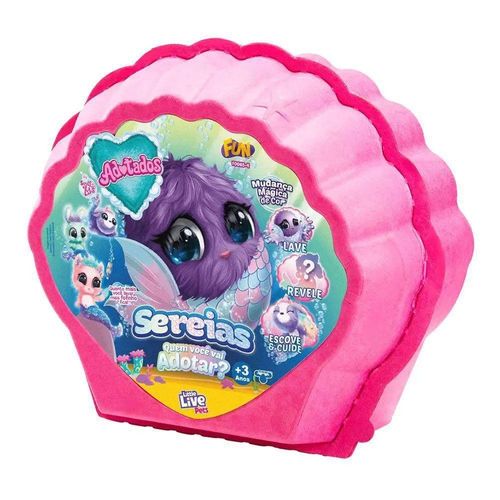 Brinquedo Little Live Pets Adotados Sereias da Fun - F0065-4 BARAO