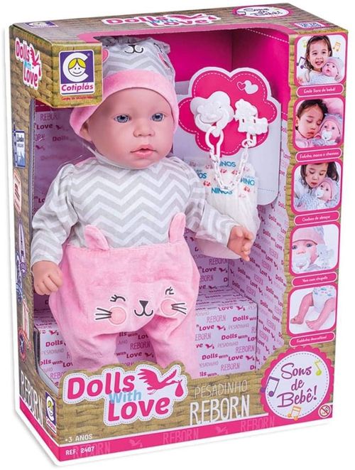 Boneca Dolls With Love Reborn - 2407 COTIPLAS