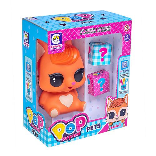 Pop Surprise Pets Raposa - 2393 COTIPLAS
