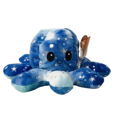 Pelucia Polvo do Humor Reversivel Tie Dye - Azul - R3185 BBR