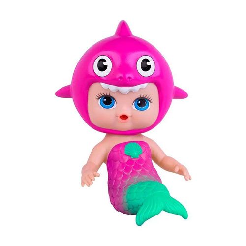 Boneca Bebe Acqua Toys Tubaraozinho - Rosa - 477 SUPER TOYS