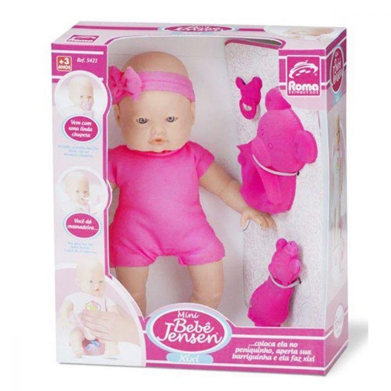 Boneca - Bebe Soninho Reborn Rosa - 2652 COTIPLAS