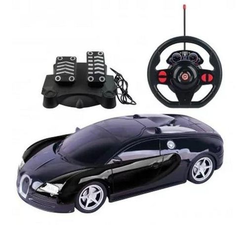 Carrinho com Volante e Pedal - Racing Control Midnight - Preto BR1147 MULTIKIDS