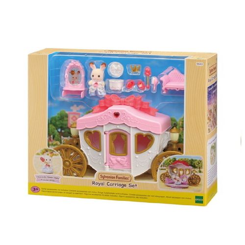 Boneca - Sylvanian Families - Conjunto Carruagem Real - 5543 EPOCH MAGIA