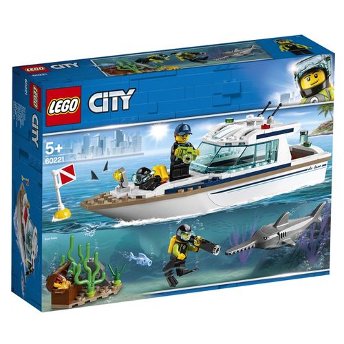 Blocos de Montar - Lego City - Iate de Mergulho - 60221 LEGO DO BRASIL