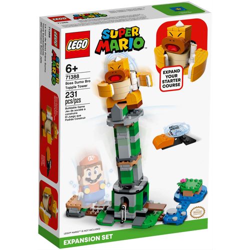 Blocos de Montar - Lego Super Mario -  Torre Bamba do Chefe Irmao Sumo - Conjunto de Expansao LEGO DO BRASIL