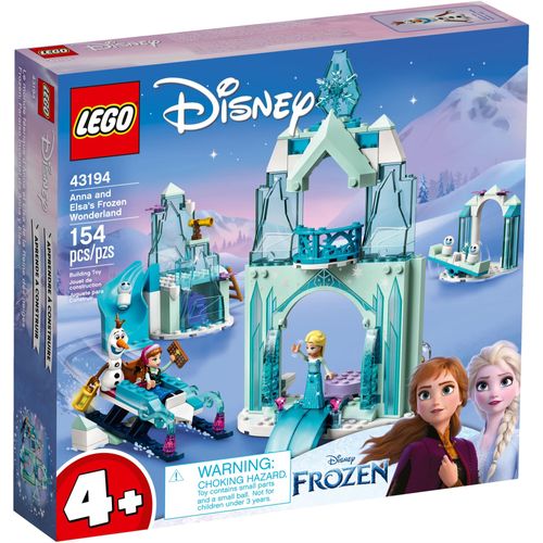 Blocos de Montar - Lego Disney - O Pais Encantado do Gelo de Anna e Elsa - 43194 LEGO DO BRASIL