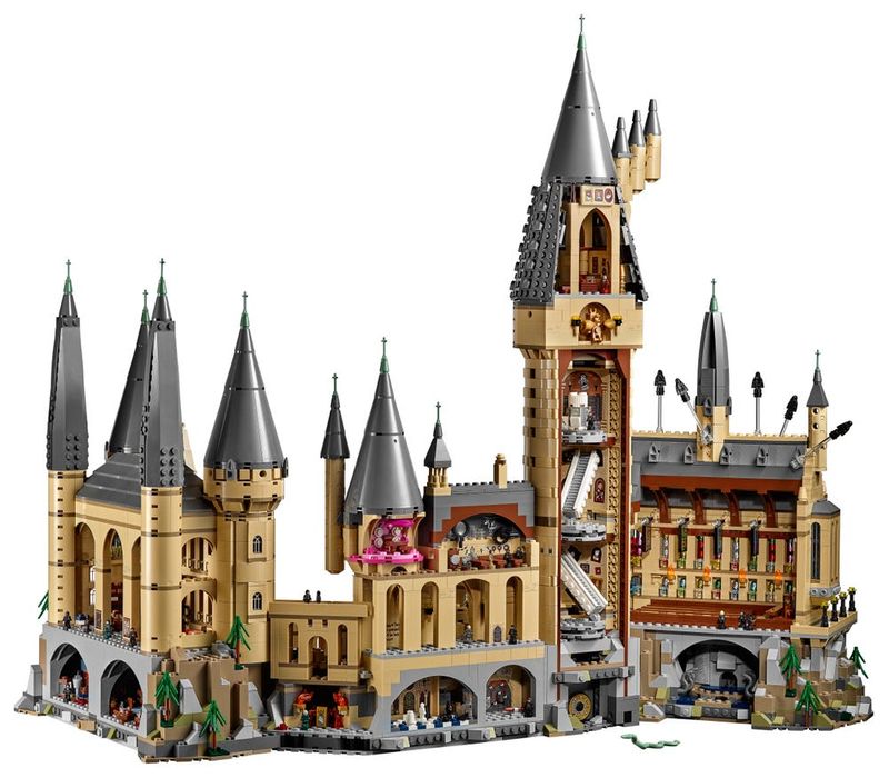 Compatível Com Lego Harry Potter Hogwarts Castelo Menino Montado Blocos De  Construção 1.000 Ou Mais Presente Feminino De Brinquedo - Escorrega o Preço