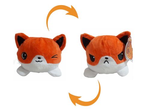 Pelucia Reversivel 2 em 1 - Bichinho - B1235 - Laranja BBR