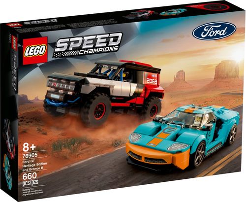 Blocos de Montar - Lego Speed Champions - Ford GT Heritage Edition e Bronco R LEGO DO BRASIL