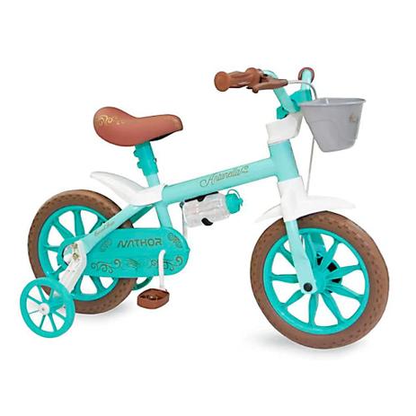 Bicicleta Infantil - Mini Antonella Aro 12 - Verde - 100010160043 NATHOR INDUSTRIA E C
