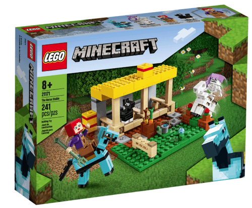 Blocos de montar - Lego Minecraft - O estabulo de cavalos LEGO DO BRASIL