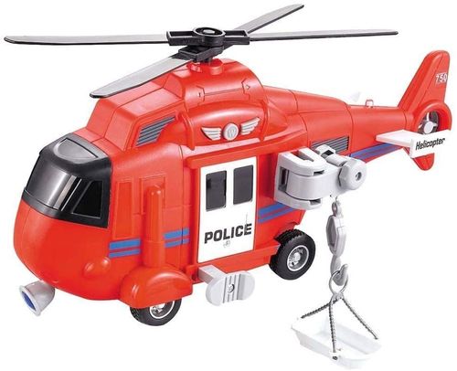 Helicoptero de Resgate com luz e som 1:16 - 434
