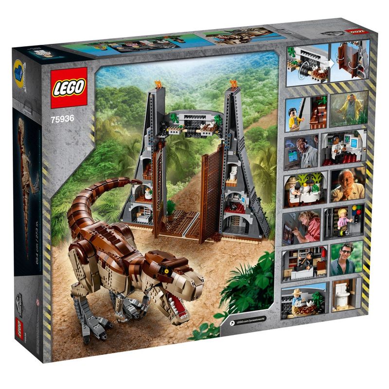 LEGO Jurassic World ganha primeiro trailer com T-Rex de plástico ~ Action  Game Blog