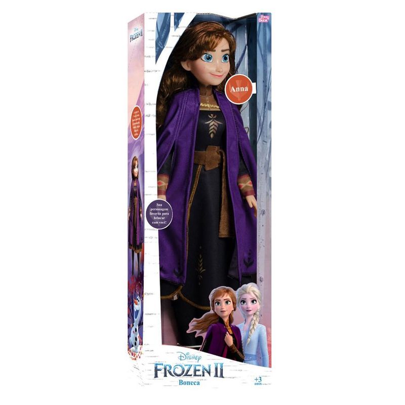 Boneca Clássica Princesas - Frozen 2 - Anna - Disney - 82cm