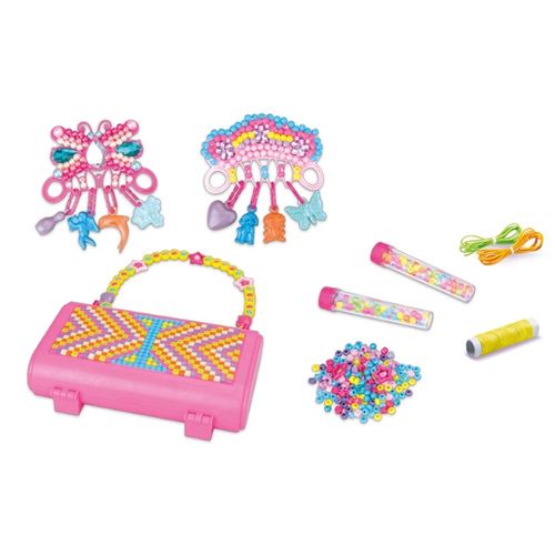 My Style DIY Hand Bag Beads Multikids - Rosa - BR1273 MULTIKIDS