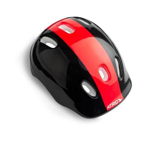 Kit de Protecao Infantil com Capacete Cotoveleiras Joelheiras e Luva Tam unico Indicado Para  3 Anos Vermelho Atrio   ES198 MULTIKIDS